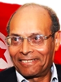 Moncef Marzouki au Maroc en février...