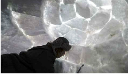 Davos : des igloos pour Les altermondialistes