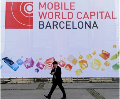 Ouverture du congrès mondial de la téléphonie mobile à Barcelone