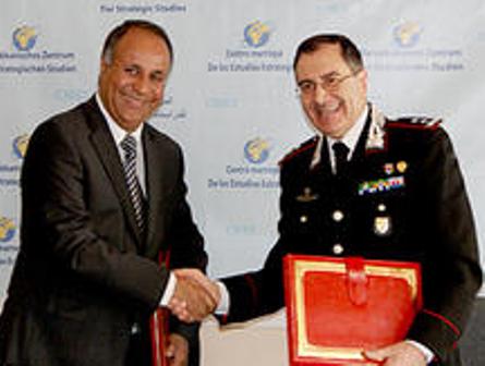 Accord entre le CMES et le Centre militaire d'études stratégiques d'Italie