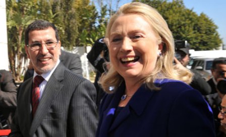 Entretien entre Hillary Clinton et Saâd Dine El Otmani