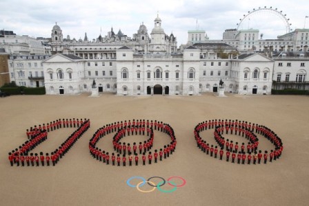 dans 100 jours Elizabeth II ouvre les 3es jeux Olympiques de Londres