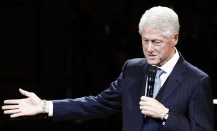 Bill Clinton en campagne pour la réélection de Barack Obama
