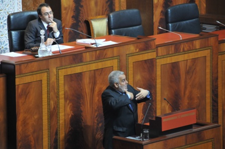 Abdelillah Benkirane à l'épreuve du Parlement