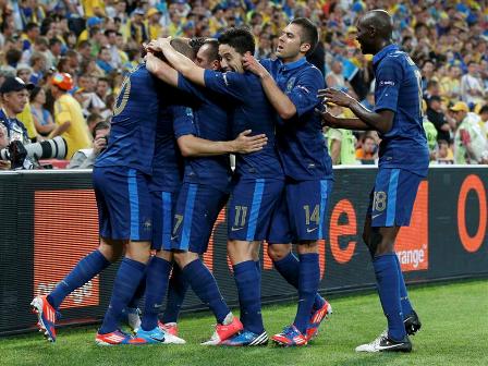 Euro 2012: La France bat l'Ukraine 2 à 0