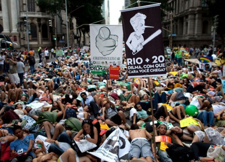 Ouverture à Rio du sommet sur le développement durable Rio+20