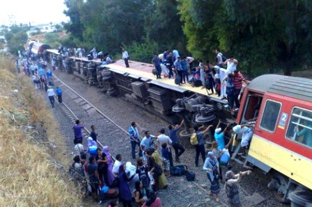 Déraillement d’un train à Fès : 46 blessés (vidéos)
