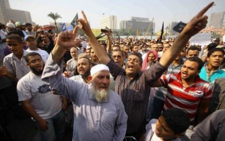 Manifestation au Caire pour 