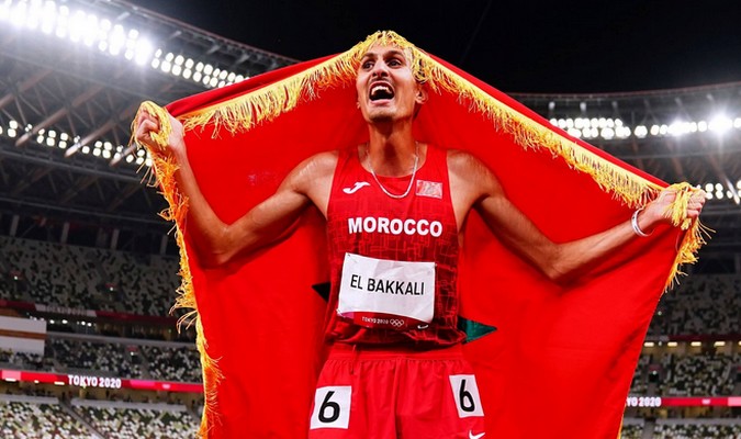 JO-2020/Athlétisme: Soufiane El Bakkali remporte la médaille d’or du 3.000 m steeple