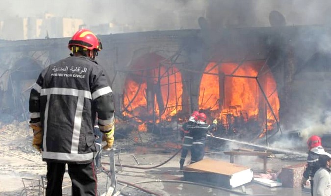 Salé: Encore un incendie à Souk Salihine