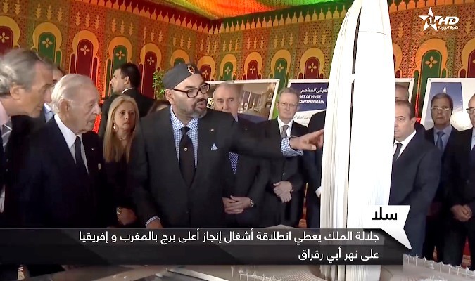 Les travaux de construction de la Tour Mohammed VI avancent conformément au planning prévisionnel