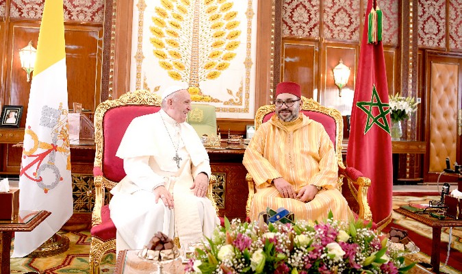 Le Pape remercie SM le Roi Mohammed VI et le peuple marocain