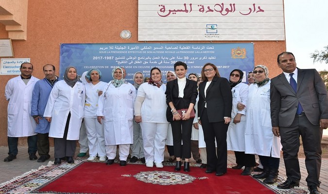 SAR la Princesse Lalla Meryem préside à Marrakech l’opération de vaccination des enfants