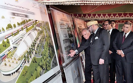 SM le Roi lance le projet de construction de la nouvelle gare routière de Rabat