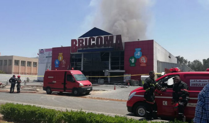 Rabat : Incendie dans un magasin Bricoma
