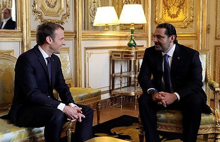 Saad Hariri s’entretient à l’Élysée avec le président français