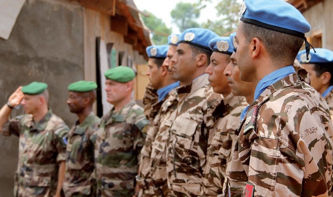 UA: Conséquente contribution du Maroc aux opérations de maintien de la paix en Afrique