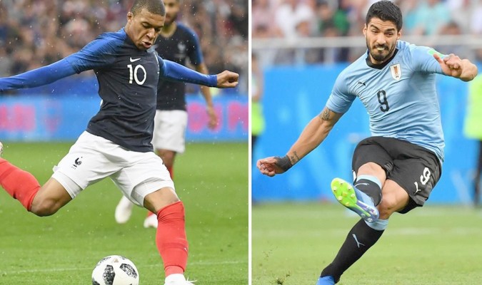 Coupe du monde : Uruguay-France et Brésil-Belgique