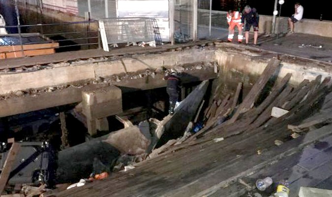 Espagne: 428 blessés dans l'effondrement d'une plateforme à Vigo