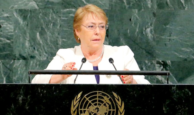 ONU : l'Assemblée générale confirme Michelle Bachelet à la tête du HCDH