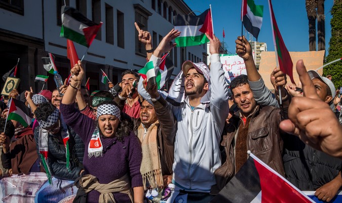 Rabat: marche nationale de protestation contre la reconnaissance par Trump  d’Al-Qods comme Capitale d’Israël