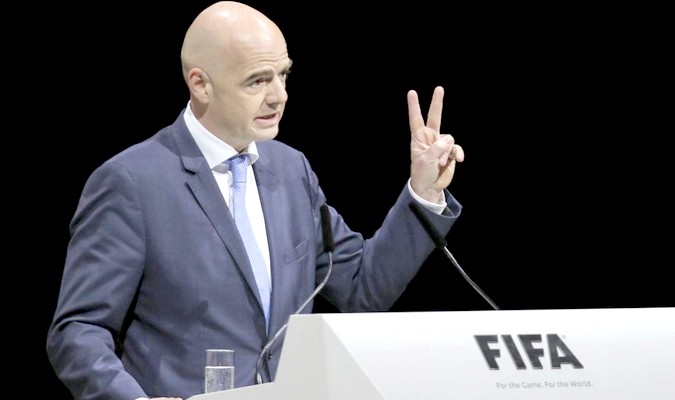FIFA: Le  président Infantino sera candidat à sa réélection en 2019