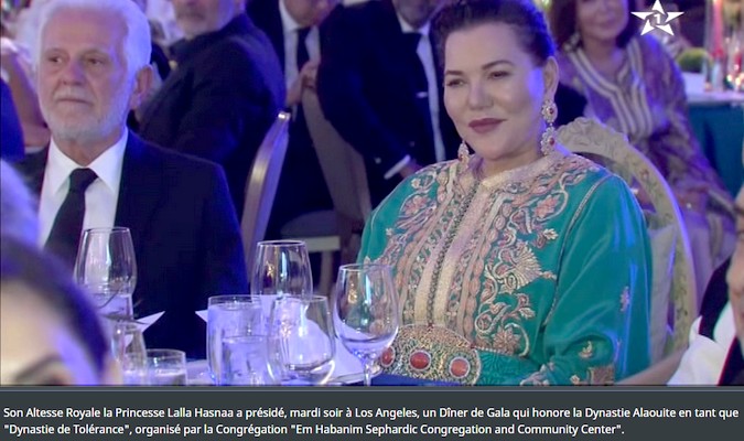 S.A.R. la Princesse Lalla Hasnaa préside à Los Angeles un Dîner de Gala honorant la Dynastie Alaouite(vidéo)