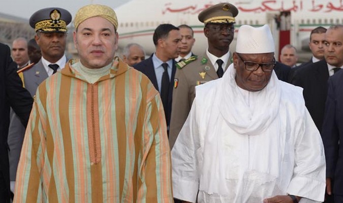 SM le Roi félicite M. Ibrahim Boubacar Keïta à l’occasion de sa réélection président de la République du Mali