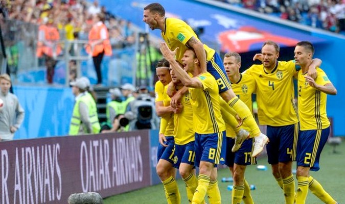 La Suède bat la Suisse et file en quarts de finale