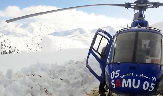 Chute de neiges: Série d’interventions des hélicoptères médicalisés