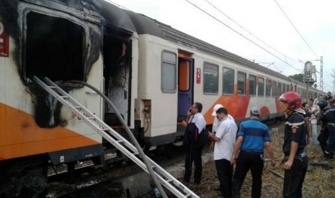 Incendie maîtrisé dans un train reliant Tanger à Oujda