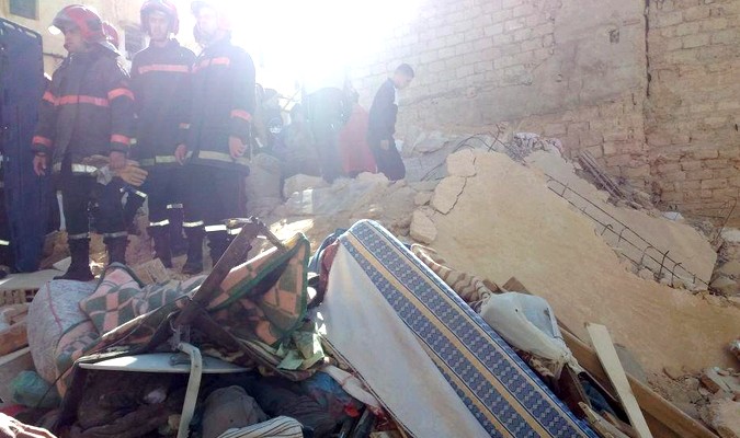 Fès: Trois blessés suite à l'effondrement d'une maison au quartier El Bourniate