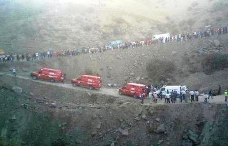 Chute d’un autocar à El Haouz: 42 morts et 24 blessés