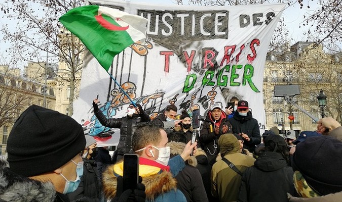 Manifestation monstre à Paris de la diaspora algérienne à la veille du troisième anniversaire du Hirak