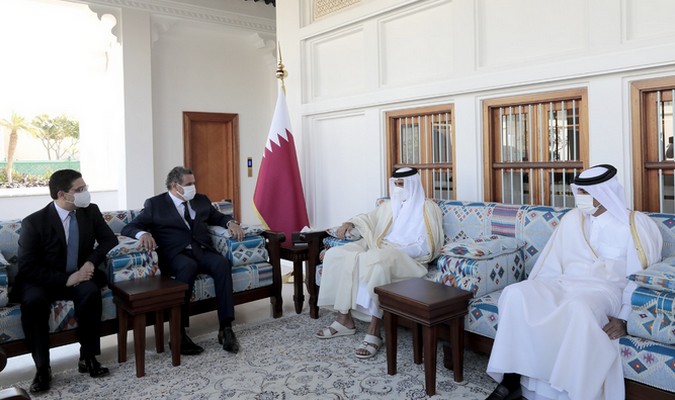 Haute commission mixte maroco-qatarie : l'Emir de l'Etat du Qatar reçoit M. Aziz Akhannouch
