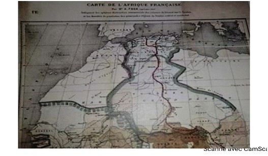 Carte du Maroc 1912